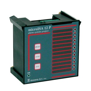 Dossena - Alarm systems, 12 alarm management system, MICRO ISA 12P